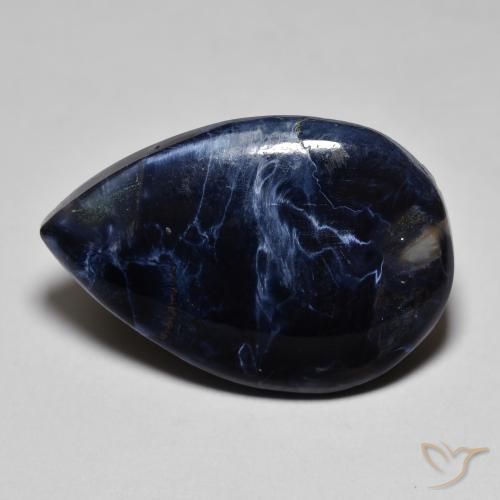 8.65ct Naturel Multicolore Pietersite, En forme de poire, Opaque