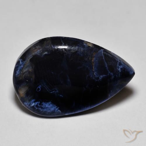 Pietersite Multicolore naturelle En forme de poire, 8.65 ct, Opaque