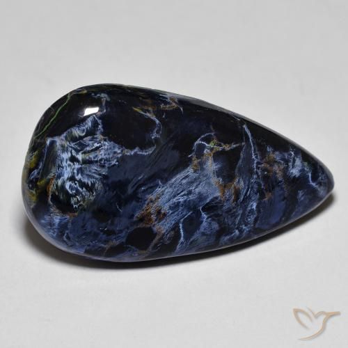 Pietersite Multicolore naturelle En forme de poire, 11.27 ct, Opaque