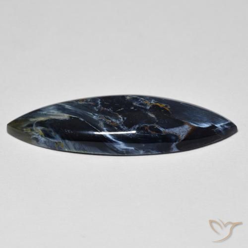 Pietersite Multicolore naturelle Marquise, 6.87 ct, Opaque