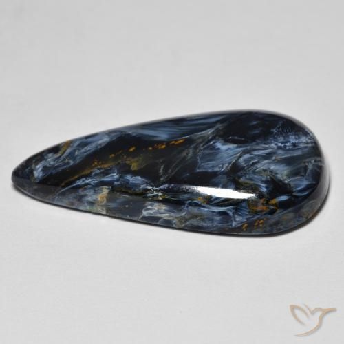 Pietersite Multicolore naturelle En forme de poire, 13.82 ct, Opaque