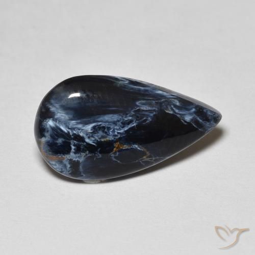 Pietersite Multicolore naturelle En forme de poire, 2.66 ct, Opaque