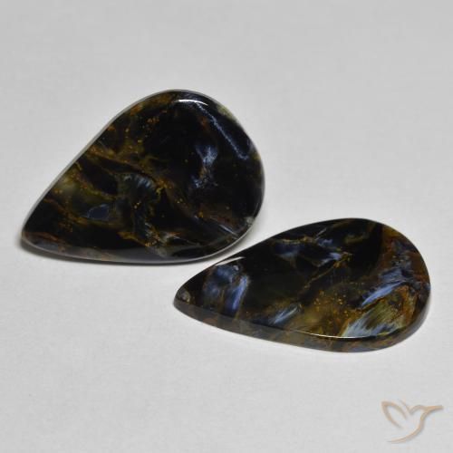 Shop natural 8.64ct Multicolore Pietersite gems, En forme de poire, from Namibie at GemSelect. In stock, global shipping!
