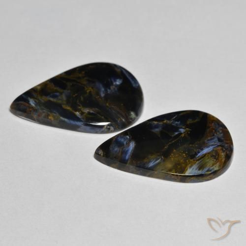 Shop natural 8.64ct Multicolore Pietersite gems, En forme de poire, from Namibie at GemSelect. In stock, global shipping!