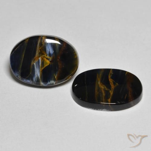 Shop natural 5.37ct Multicolore Pietersite gems, ovale, from Namibie at GemSelect. In stock, global shipping!