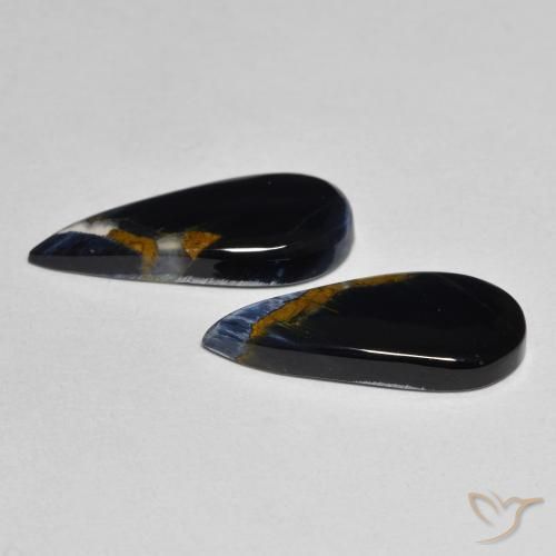 Shop natural 4.86ct Multicolore Pietersite gems, En forme de poire, from Namibie at GemSelect. In stock, global shipping!