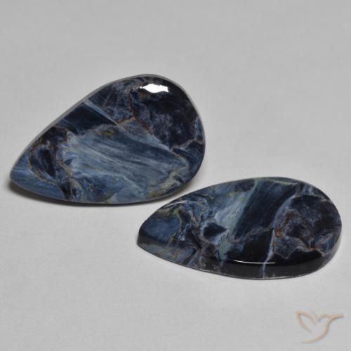 Shop natural 8.69ct Multicolore Pietersite gems, En forme de poire, from Namibie at GemSelect. In stock, global shipping!