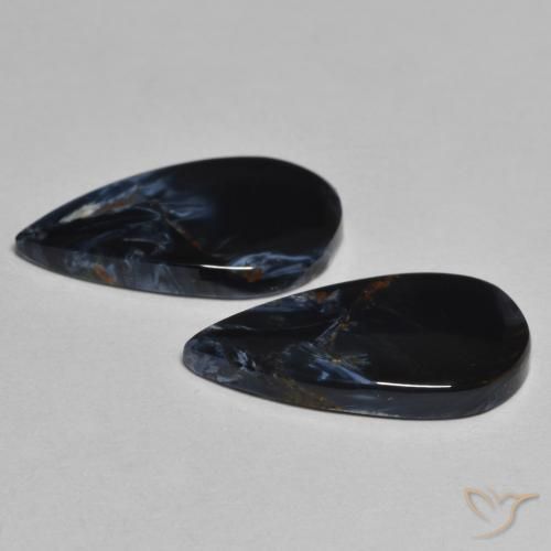 Shop natural 5.89ct Multicolore Pietersite gems, En forme de poire, from Namibie at GemSelect. In stock, global shipping!