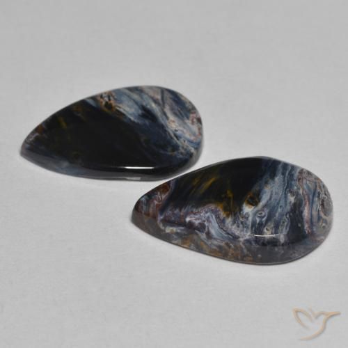 Shop natural 5.95ct Multicolore Pietersite gems, En forme de poire, from Namibie at GemSelect. In stock, global shipping!