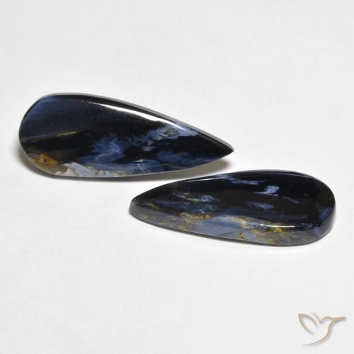 Shop natural 5.47ct Multicolore Pietersite gems, En forme de poire, from Namibie at GemSelect. In stock, global shipping!