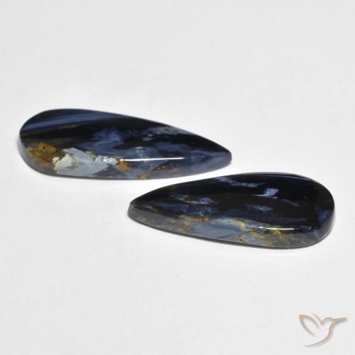 Shop natural 5.47ct Multicolore Pietersite gems, En forme de poire, from Namibie at GemSelect. In stock, global shipping!