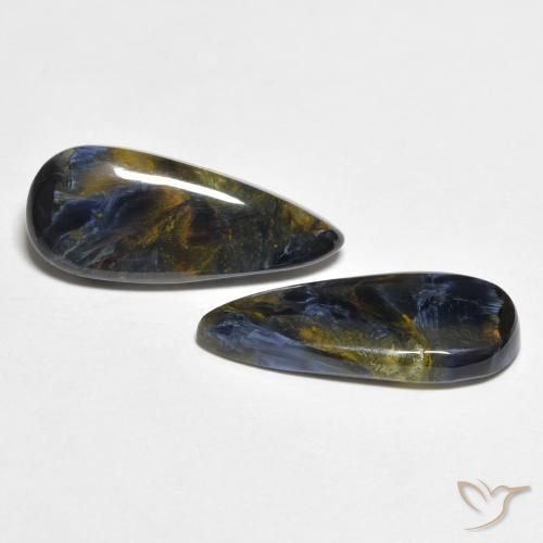 Shop natural 4.33ct Multicolore Pietersite gems, En forme de poire, from Namibie at GemSelect. In stock, global shipping!