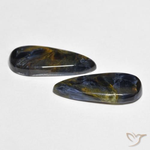Shop natural 4.33ct Multicolore Pietersite gems, En forme de poire, from Namibie at GemSelect. In stock, global shipping!