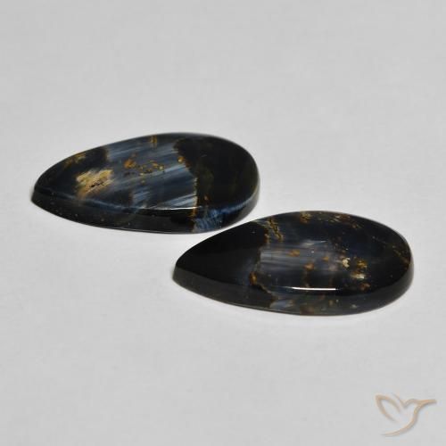 Shop natural 7.21ct Multicolore Pietersite gems, En forme de poire, from Namibie at GemSelect. In stock, global shipping!