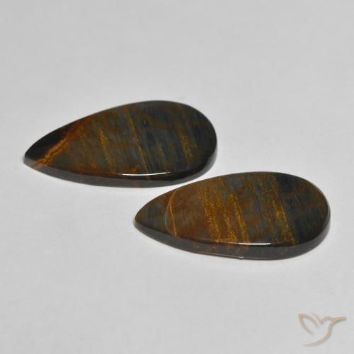 Shop natural 10.63ct Multicolore Pietersite gems, En forme de poire, from Namibie at GemSelect. In stock, global shipping!