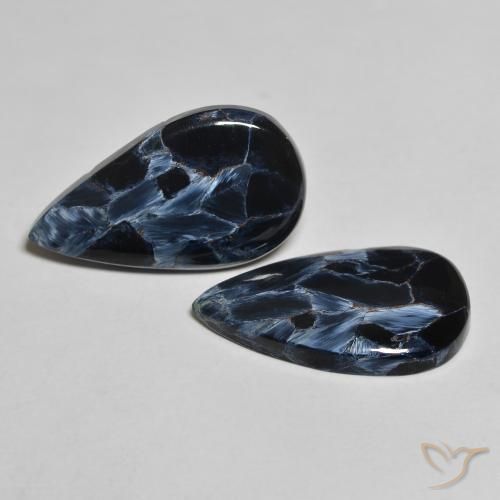 Shop natural 9.55ct Multicolore Pietersite gems, En forme de poire, from Namibie at GemSelect. In stock, global shipping!