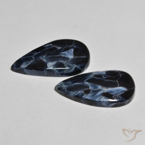 Shop natural 9.55ct Multicolore Pietersite gems, En forme de poire, from Namibie at GemSelect. In stock, global shipping!