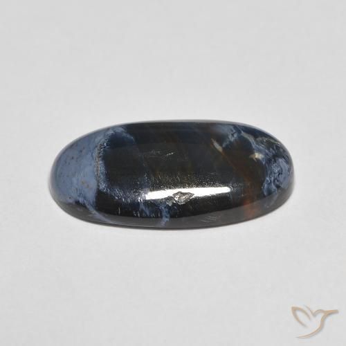 Pietersite Multicolore naturelle ovale, 4.76 ct, Opaque