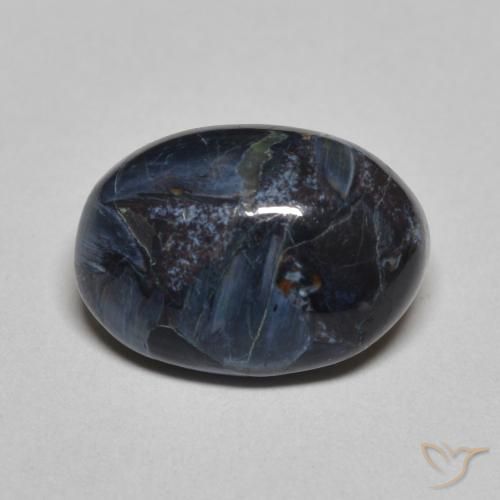 4.92ct Naturel Multicolore Pietersite, ovale, Opaque