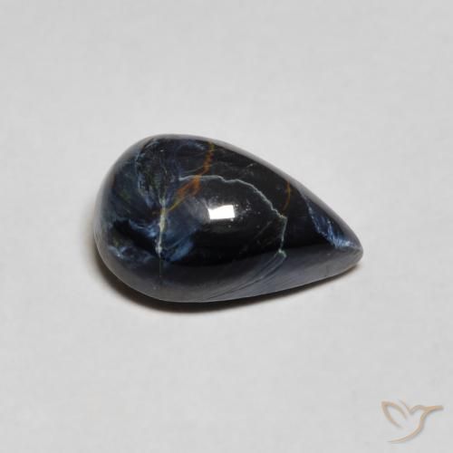 Pietersite Multicolore naturelle En forme de poire, 1.32 ct, Opaque