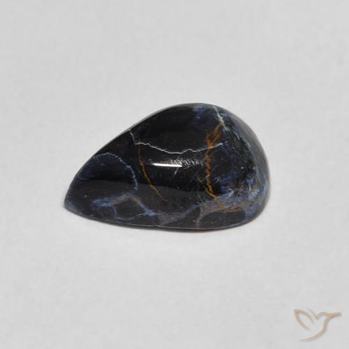 Pietersite Multicolore naturelle En forme de poire, 1.32 ct, Opaque