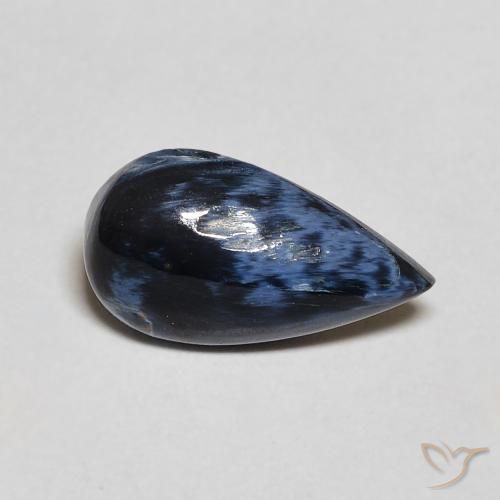 1.11ct Naturel Multicolore Pietersite, En forme de poire, Opaque