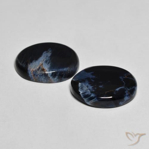 Shop natural 9.73ct Multicolore Pietersite gems, ovale, from Namibie at GemSelect. In stock, global shipping!