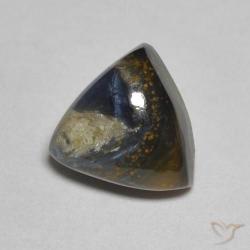 Pietersite Multicolore naturelle Trillion, 1.82 ct, Opaque