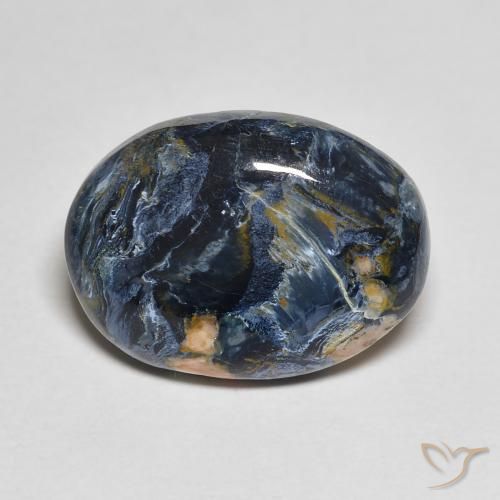 6.16ct Naturel Multicolore Pietersite, ovale, Opaque
