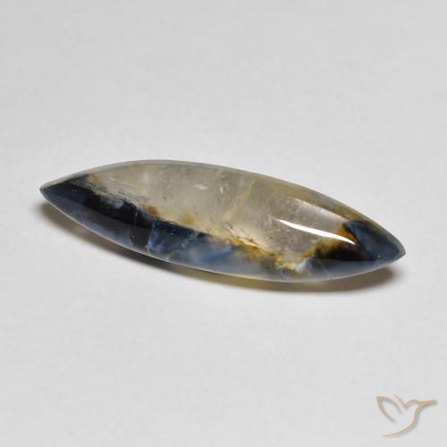 Pietersite Multicolore naturelle Marquise, 3.46 ct, Translucide