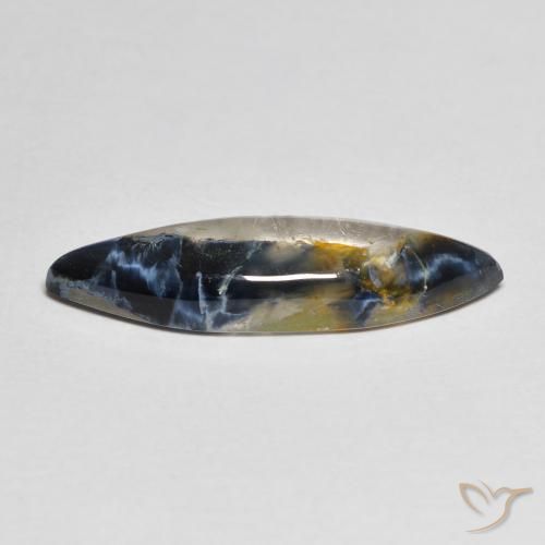 Pietersite Multicolore naturelle Marquise, 3.46 ct, Translucide