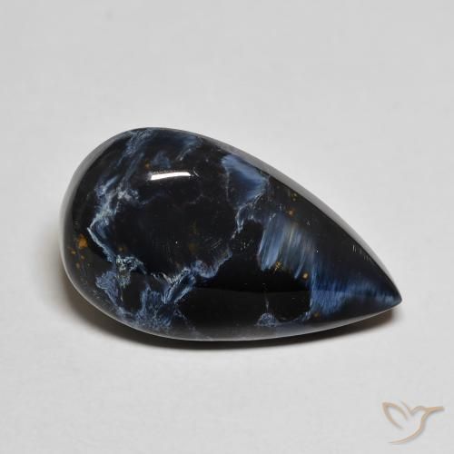 8.57ct Naturel Multicolore Pietersite, En forme de poire, Opaque