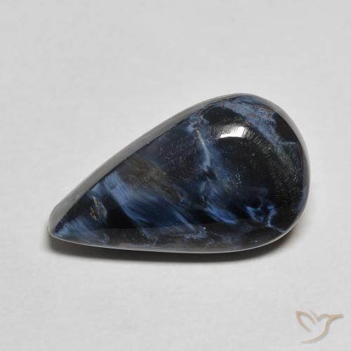4.48ct Naturel Multicolore Pietersite, En forme de poire, Opaque