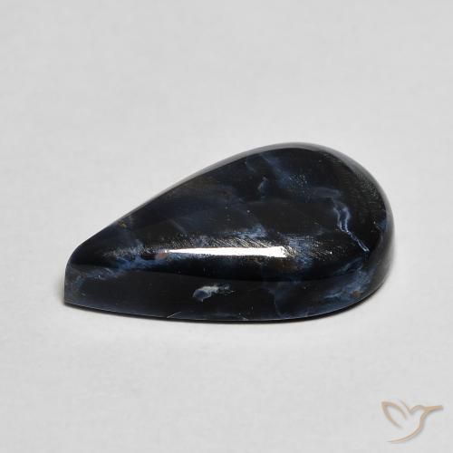 Pietersite Multicolore naturelle En forme de poire, 4.48 ct, Opaque