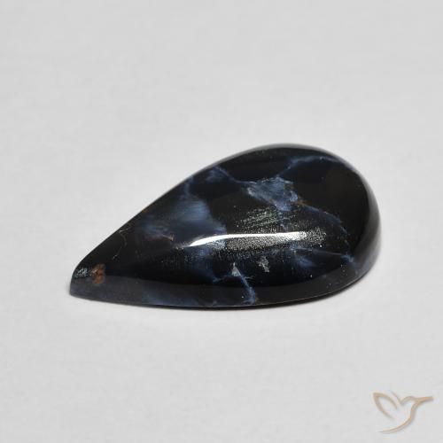 Pietersite Multicolore naturelle En forme de poire, 3.63 ct, Opaque