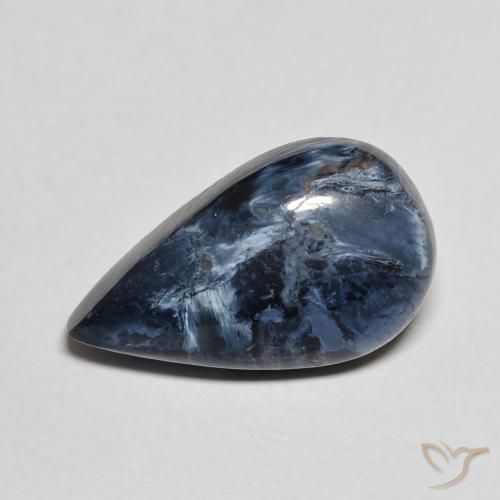 Pietersite Multicolore naturelle En forme de poire, 4.66 ct, Opaque