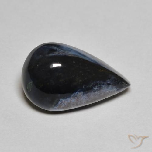 Pietersite Multicolore naturelle En forme de poire, 4.12 ct, Opaque