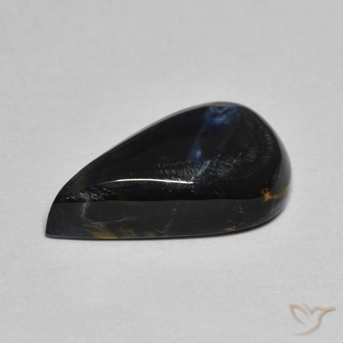 Pietersite Multicolore naturelle En forme de poire, 4.19 ct, Opaque