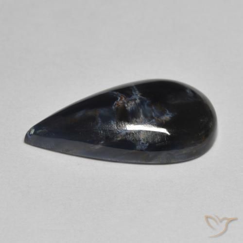Pietersite Multicolore naturelle En forme de poire, 5.02 ct, Opaque