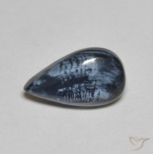 Pietersite Multicolore naturelle En forme de poire, 1.79 ct, Opaque