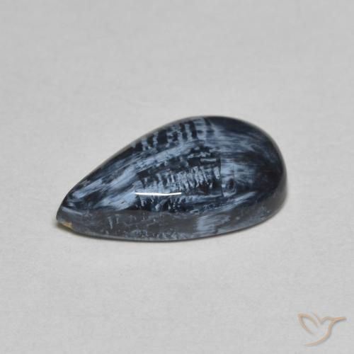 Pietersite Multicolore naturelle En forme de poire, 1.79 ct, Opaque