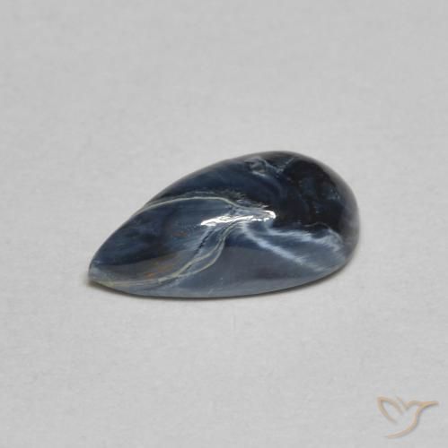 Pietersite Multicolore naturelle En forme de poire, 0.95 ct, Opaque