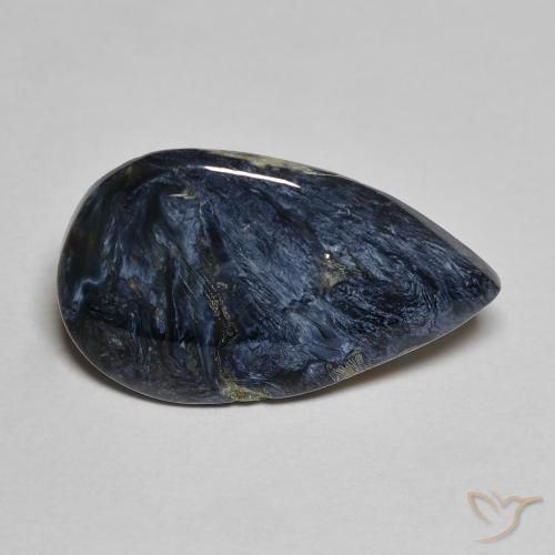 5.03ct Naturel Multicolore Pietersite, En forme de poire, Opaque