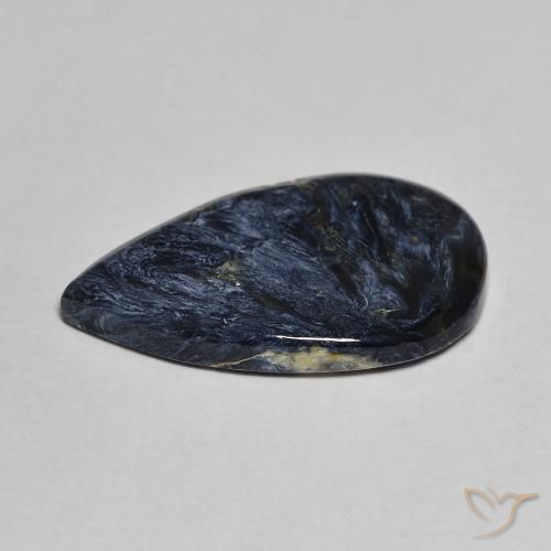 Pietersite Multicolore naturelle En forme de poire, 5.03 ct, Opaque