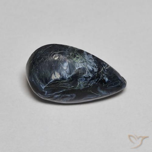 Pietersite Multicolore naturelle En forme de poire, 2.17 ct, Opaque