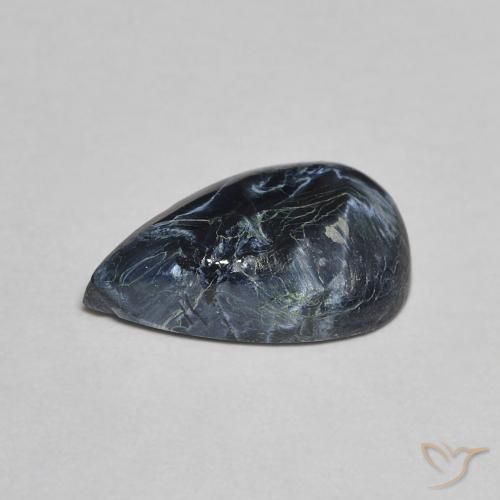Pietersite Multicolore naturelle En forme de poire, 2.17 ct, Opaque