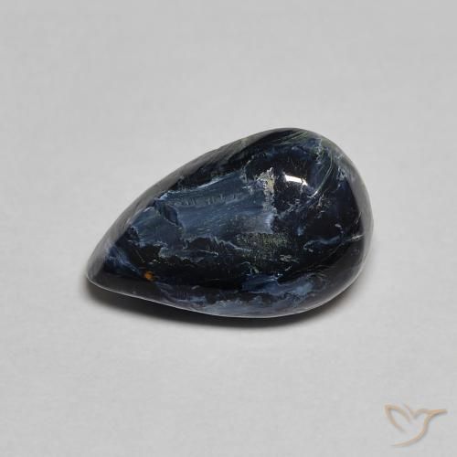 2.39ct Naturel Multicolore Pietersite, En forme de poire, Opaque
