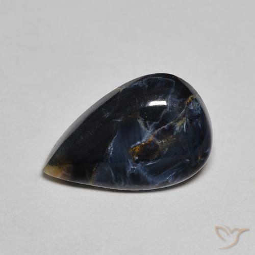 Pietersite Multicolore naturelle En forme de poire, 2.85 ct, Opaque