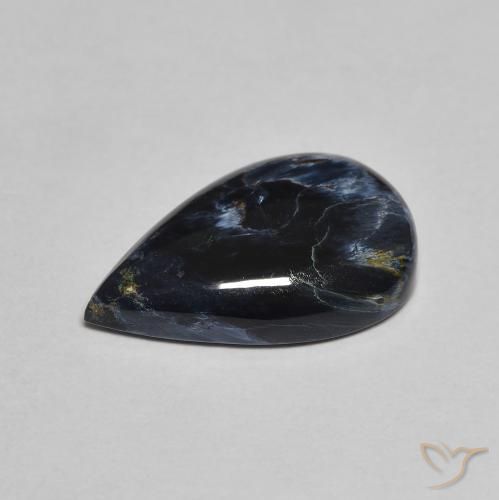Pietersite Multicolore naturelle En forme de poire, 3.82 ct, Opaque