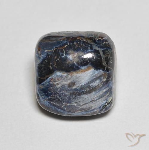 Pietersite Multicolore naturelle Coussin, 5.31 ct, Opaque